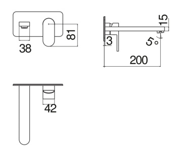 Cмеситель для раковины Nobili Up UP94198/1CR хром