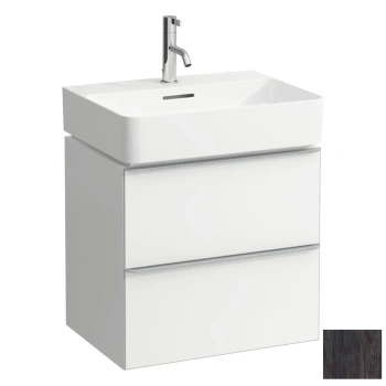 База под раковину LAUFEN SPACE 4.1012.2.160.103.1 - темный вяз-103/ручка-алюминий 53.5*41*52h