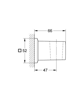 Держатель настенный для ручного душа GROHE Allure Brilliant, хром 27706000