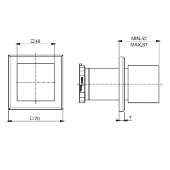 Переключатель поток Fima Carlo Frattini Zeta на 2 источника, хром F3963N2CR