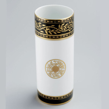 Ваза керамическая THG Marquise Noir Decor Or A7F-A02-4609 белый