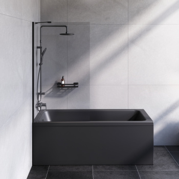 Шторка на борт ванны AM.PM Gem 80х140 W90BS-080-140BT