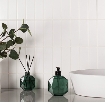 Керамическая мозаика Starmosaic Brick & Metro 47x147 White Matt (v-vw56000) 300x300x6 шт