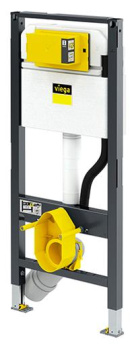 Система инсталляции для унитаза Viega Prevista Dry с креплением и клавишей смыва