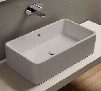 Раковина накладная Cielo Shui Comfort SHLAA10020 PM 100 см серый