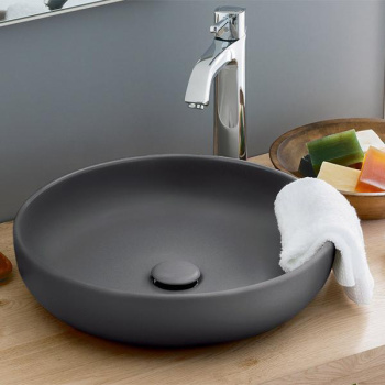 Раковина накладная Cielo Shui SHBA45 CM 45 см серый