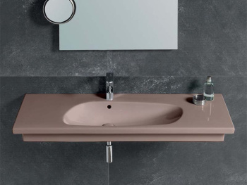 Раковина подвесная/накладная Cielo Enjoy EJLS120 CP 120 см розовый