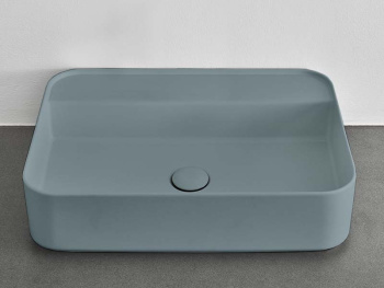 Раковина накладная/подвесная Cielo Shui Comfort SHCOLARSF PL 60 см голубой