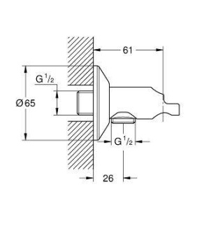 Шланговое подключение Grohe Sena Trigger Spray 26333000