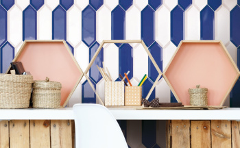 Плитка Cupidon Teal Brillo Bisel 10х30