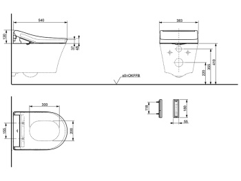 Сиденье-биде Toto RG TCF34270GEU