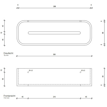 Душевая полочка Decor Walther Stone 973854 белый / хром