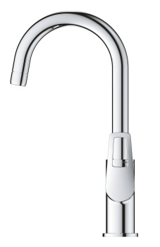 Смеситель для раковины Grohe Bauloop 23891001 с ограничителем температуры, хром