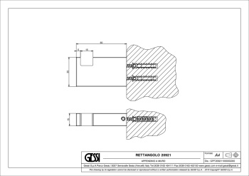Крючок Gessi Rettangolo 20921.706 Black Metal PVD