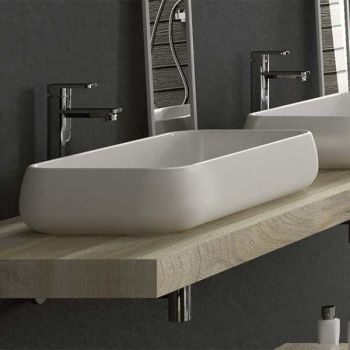 Раковина накладная Cielo Shui SHLAA80 TL 80 см белый