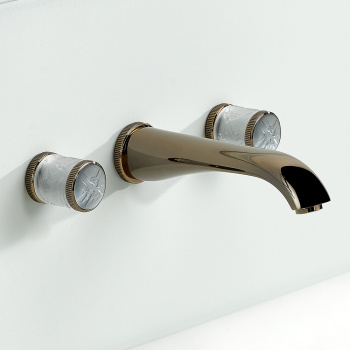 Смеситель для ванны THG Hirondelles A4J-H66-41SGB umber color pvd