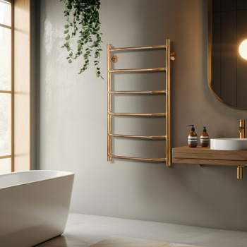 Полотенцесушитель электрический Secado Агата 1 4603777461652 70х53 правый бронза