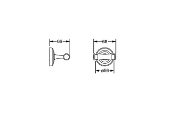 Крючок Jorger Belledor 631.00.022.035 серебряный никель