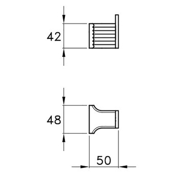 Крючок Stella Casanova 1082 хром CS 10020 CR00