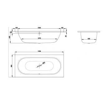 Стальная ванна Bette Starlet 175x80 1450-000