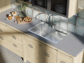 Мойка кухонная Omoikiri Akisame 78-IN-L нержавеющая сталь 4973060