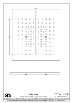 Верхний душ Gessi Afilo 57004.708 Copper Brushed PVD