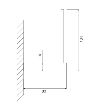 Держатель запасного рулона туалетной бумаги Fima Carlo Frattini Quadra хром F6025/2CR