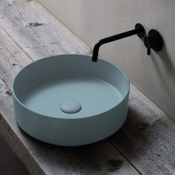 Раковина накладная Cielo Shui Comfort SHCOLAO40 PL 40 см голубой