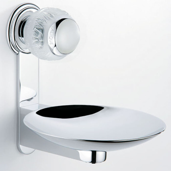 Мыльница металлическая THG Panthere Cristal Clair A2H-A02-546GM хром