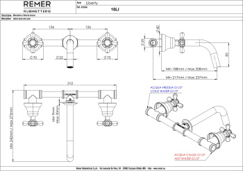 Смеситель для раковины Remer Liberty 10LI хром