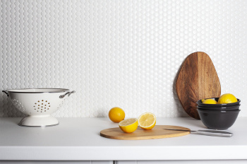 Керамическая мозаика Starmosaic Shapes Penny Round White Matt (nk41000) 315x3096 шт