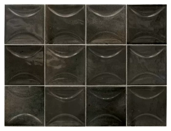 Плитка EQUIPE Hanoi Arco Black Ash 10х10 30022