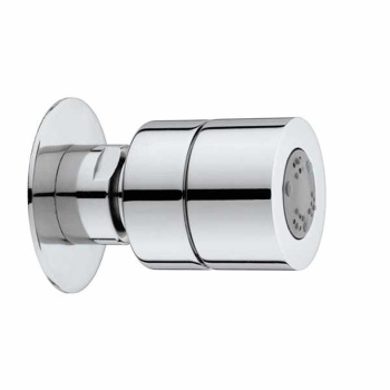 Bossini Tondo Mas Ø34 боковая поворотная форсунка из латуни с массажной струёй, цвет хром I00147.030