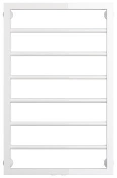 Полотенцесушитель водяной Сунержа Канцлер 800х500 12-0254-8050 белый (ral-9003)