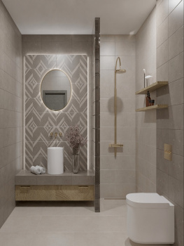 Керамическая плитка Eletto Ceramica Limestone Crema 24.2x70 см 00-00108445