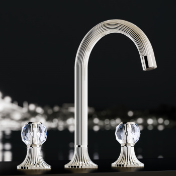 Смеситель для раковины Jorger Cronos Crystal 637.30.300.000-11 хром