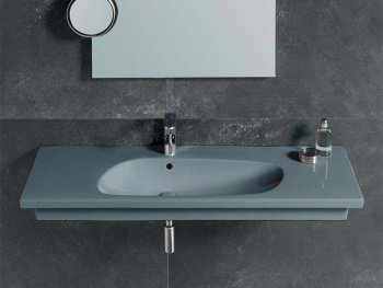 Раковина подвесная/накладная Cielo Enjoy EJLS120 PL 120 см голубой