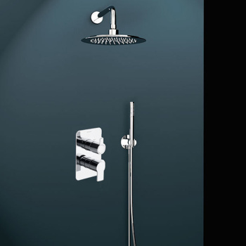 Смеситель для душа Ramonsoler RS-Q встраиваемый с тропическим и ручным душем K9315021