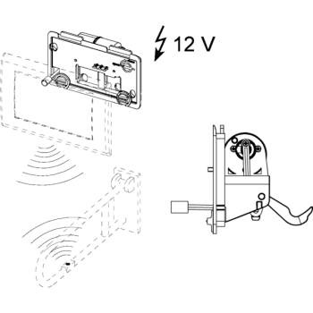 Механизм дистанционной смыва для унитаза TECE Teceplanus 9240355