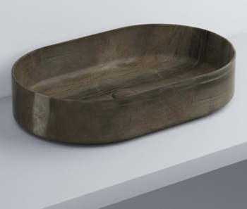 Раковина накладная Cielo Shui Comfort SHCOLAO60- BP 60 см зеленый