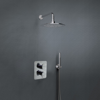 Смеситель для душа Ramonsoler Alexia встраиваемый термостатический с тропическим и ручным душем K3687011