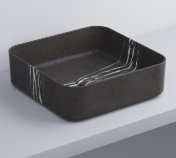 Раковина накладная Cielo Shui Comfort SHCOLAQ40- GS 40 см серый