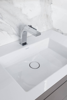 Комплект Модуль с раковиной DURAVIT L-Cube 80x48x85см, базальт матовый, подвесной RASPR002