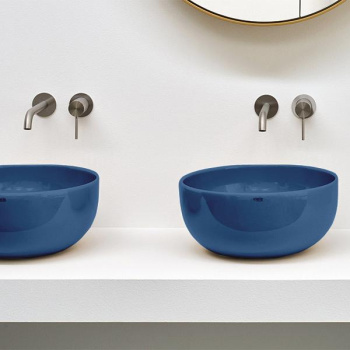 Раковина накладная Cielo Shui SHBA40 OL 40 см синий