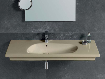 Раковина подвесная/накладная Cielo Enjoy EJLS120 LN 120 см коричневый