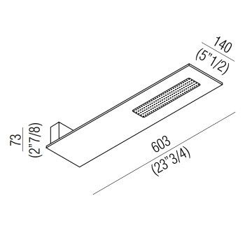 Душевая панель Agape Sen настенная, черный ASEN0973N