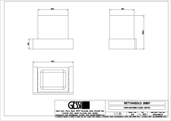 Стакан Gessi Rettangolo 20807.031 Chrome