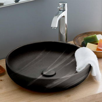 Раковина накладная Cielo Shui SHBA45- GS 45 см серый