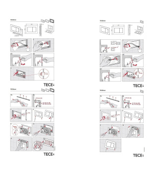 Клавиша смыва Tece Tecenow 9240417 белый