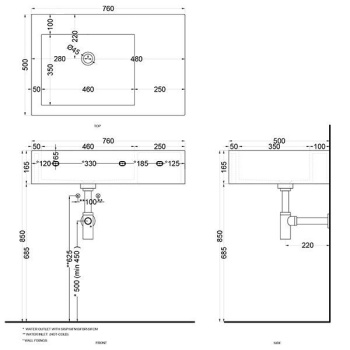Раковина накладная Cielo I Narcisi NALAMSXSF AL 76 см левая зеленый